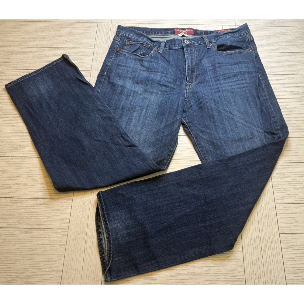 LUCKY Brand Men Jeans 38x32 Denim 361 Vintage Straight Leg Cotton Spandex Casual